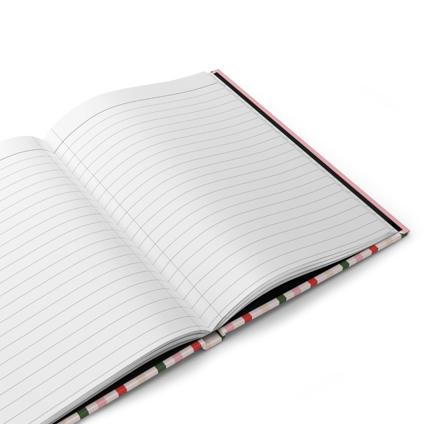 Preppy Personalized Hardcover Journal | Pink & Red