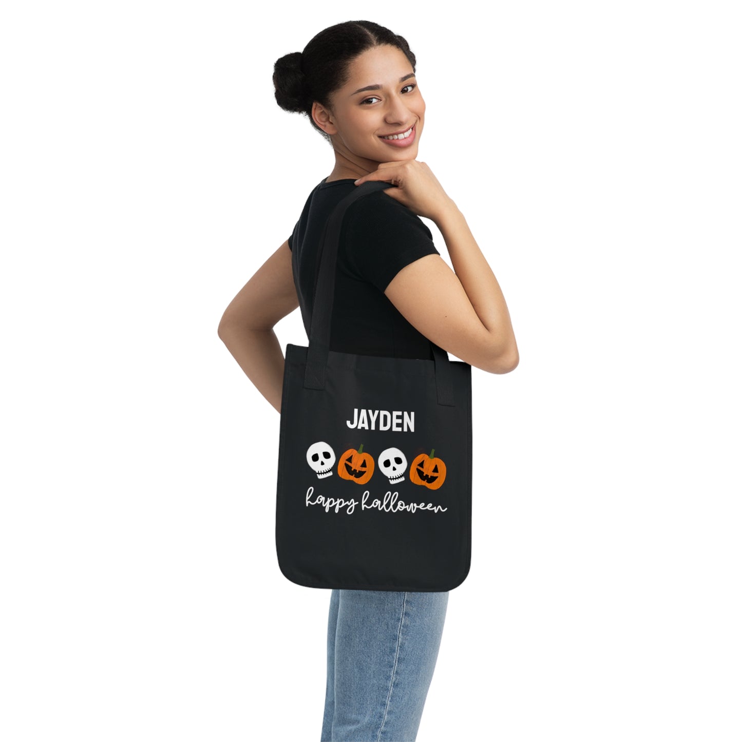 Custom Trick or Treat Bag | Kids Halloween Eco-friendly Tote