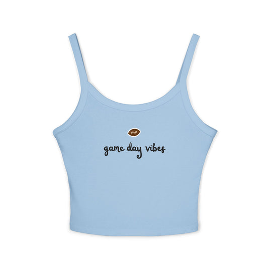 Football Game Day Vibes Crop Tank Top