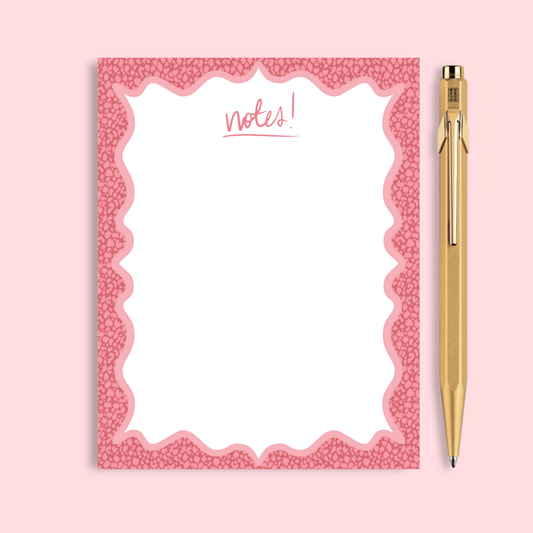 Leopard Notepad | Pink