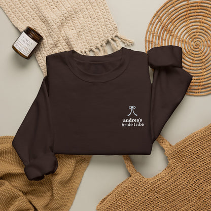 Something Blue Bride Tribe Embroidered Sweatshirt
