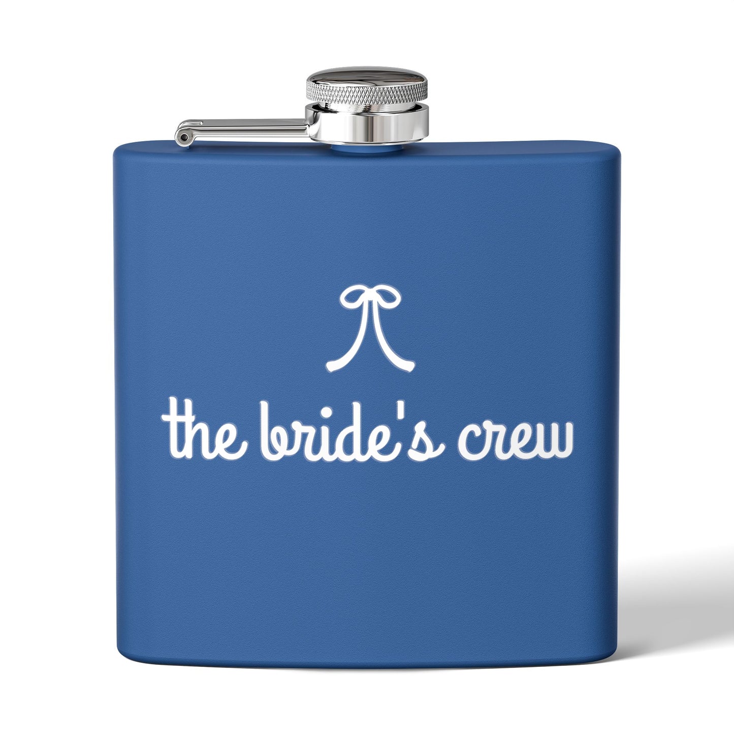 Bride's Crew Red Stainless 6oz Steel Flask
