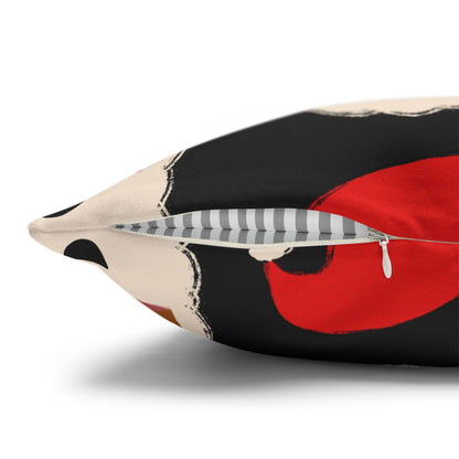 Santa Throw Pillow Cover | Black