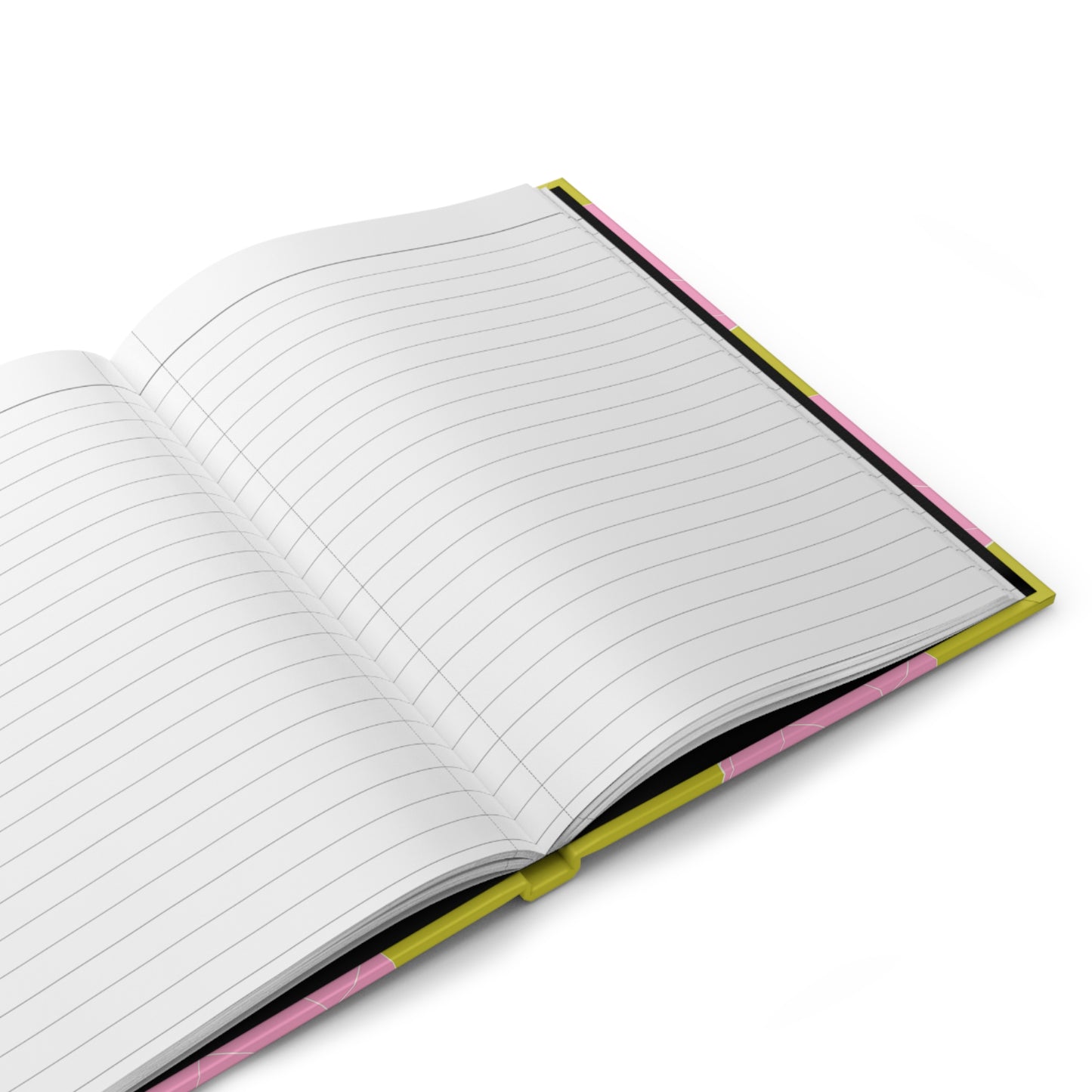 Volleyball Hardcover Journal | Pink/Lime Green