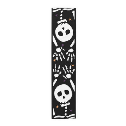 Dancing Skeleton Halloween Table Runner