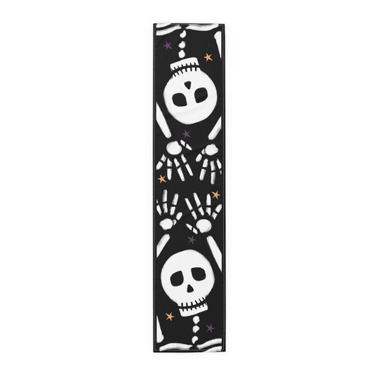 Dancing Skeleton Halloween Table Runner