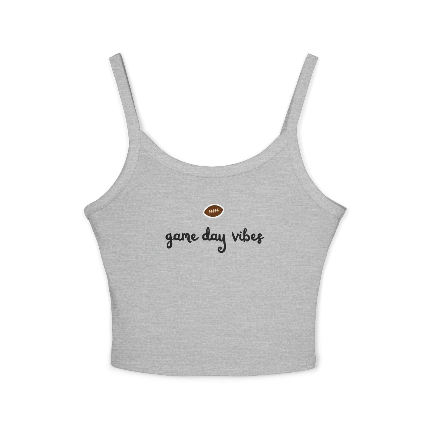Football Game Day Vibes Crop Tank Top