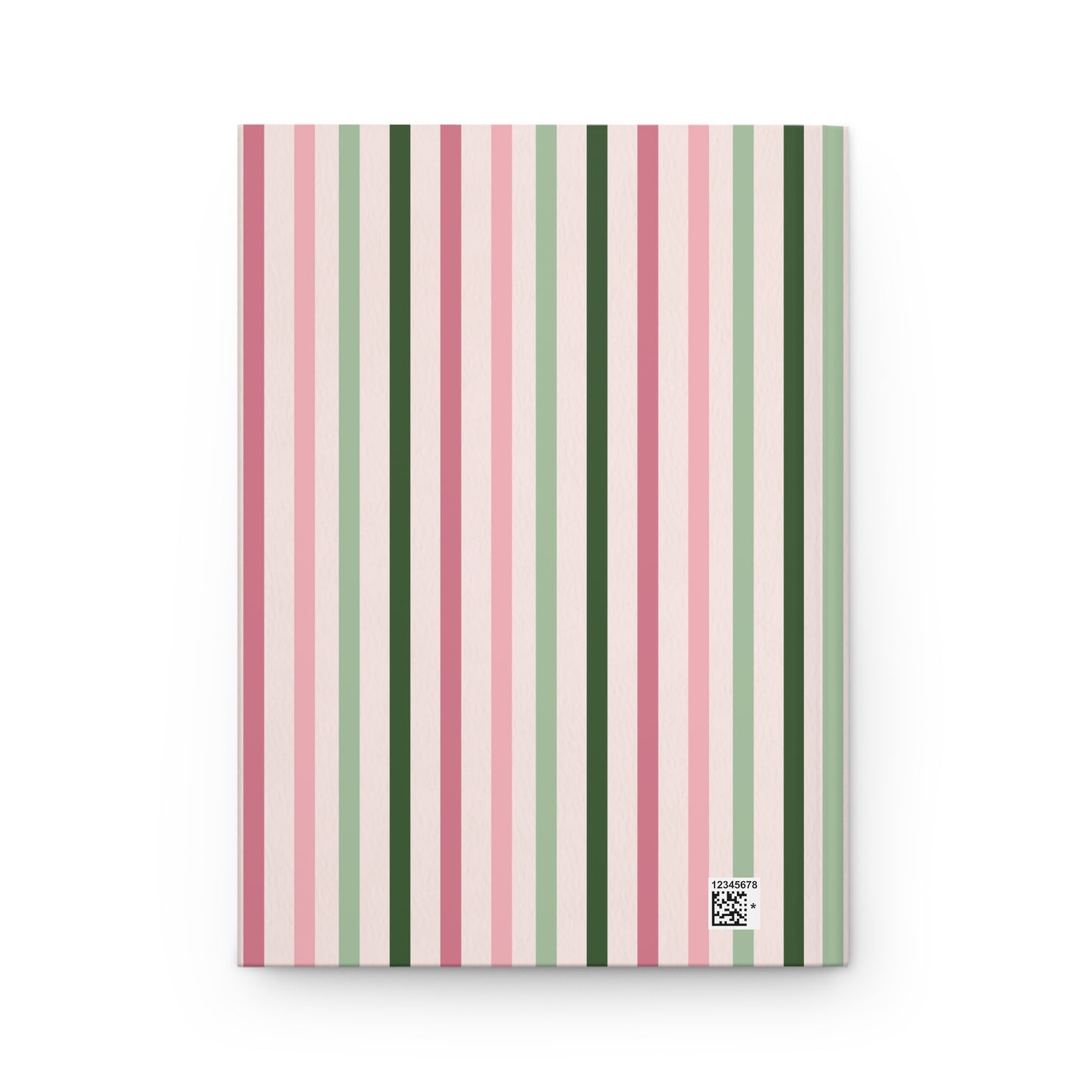 Preppy Personalized Hardcover Journal | Pink/Green
