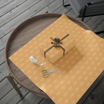 Golden Fleur-de-Lis Gift Wrapping Paper