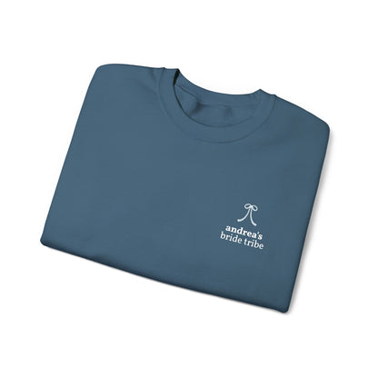 Something Blue Bride Tribe Embroidered Sweatshirt