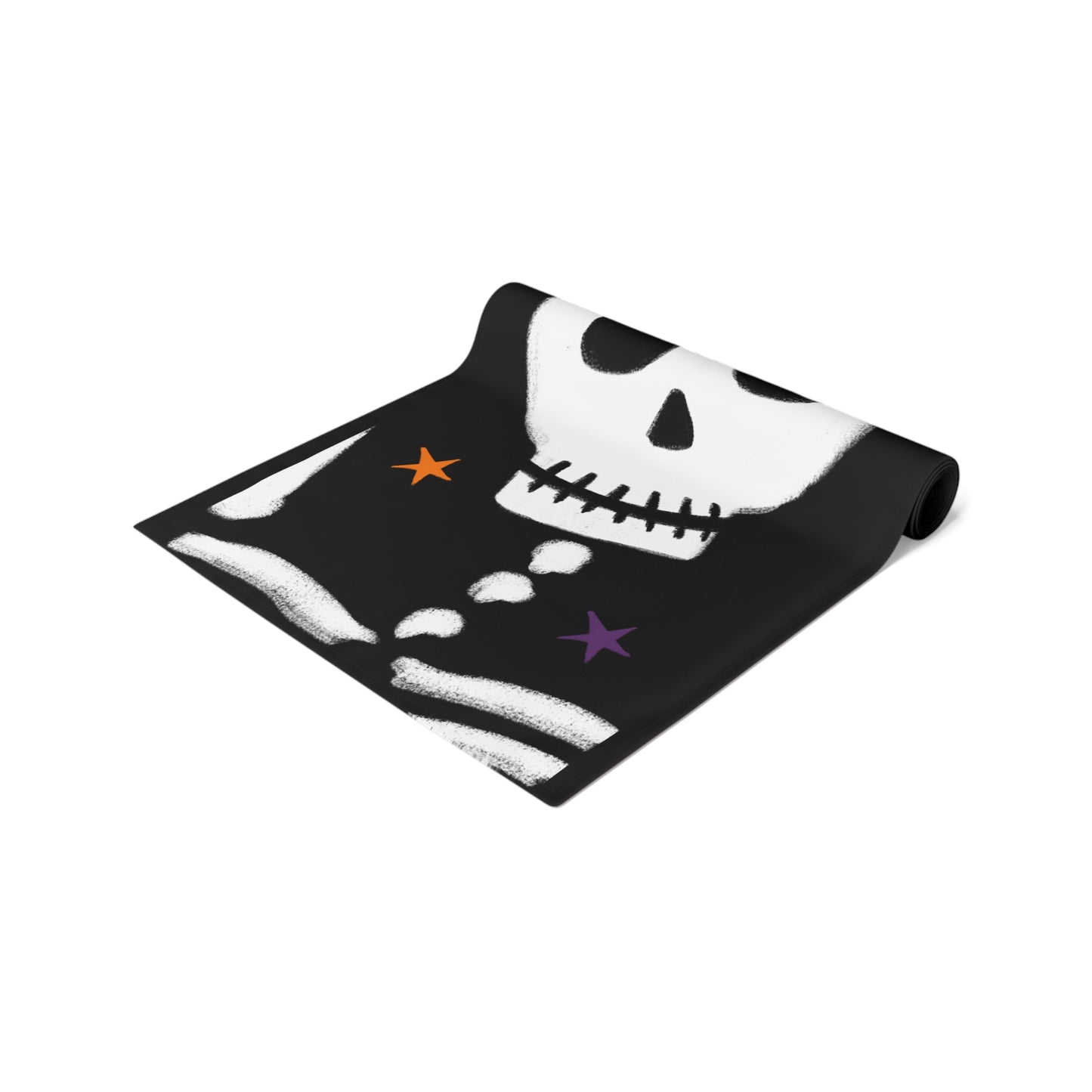 Dancing Skeleton Halloween Table Runner
