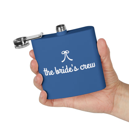 Bride's Crew Red Stainless 6oz Steel Flask