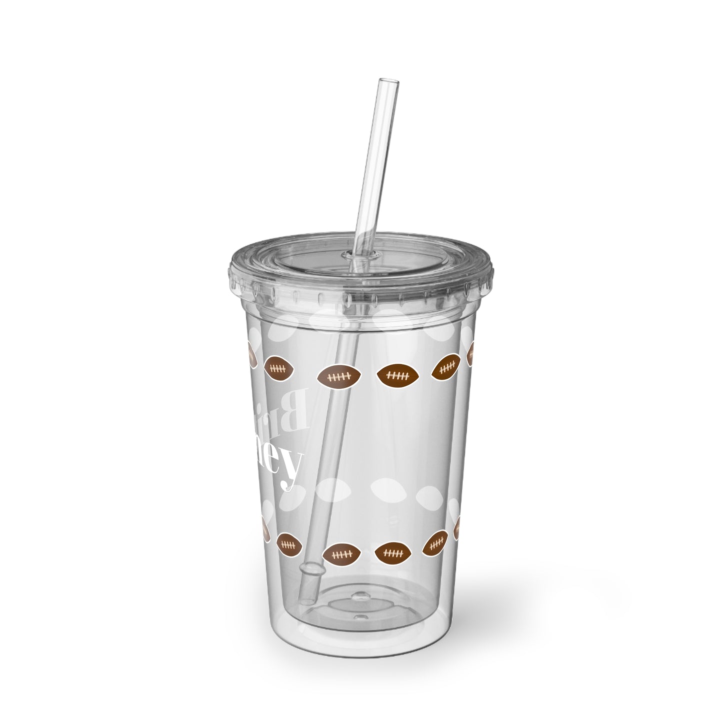 Personalized Football Acrylic Cup