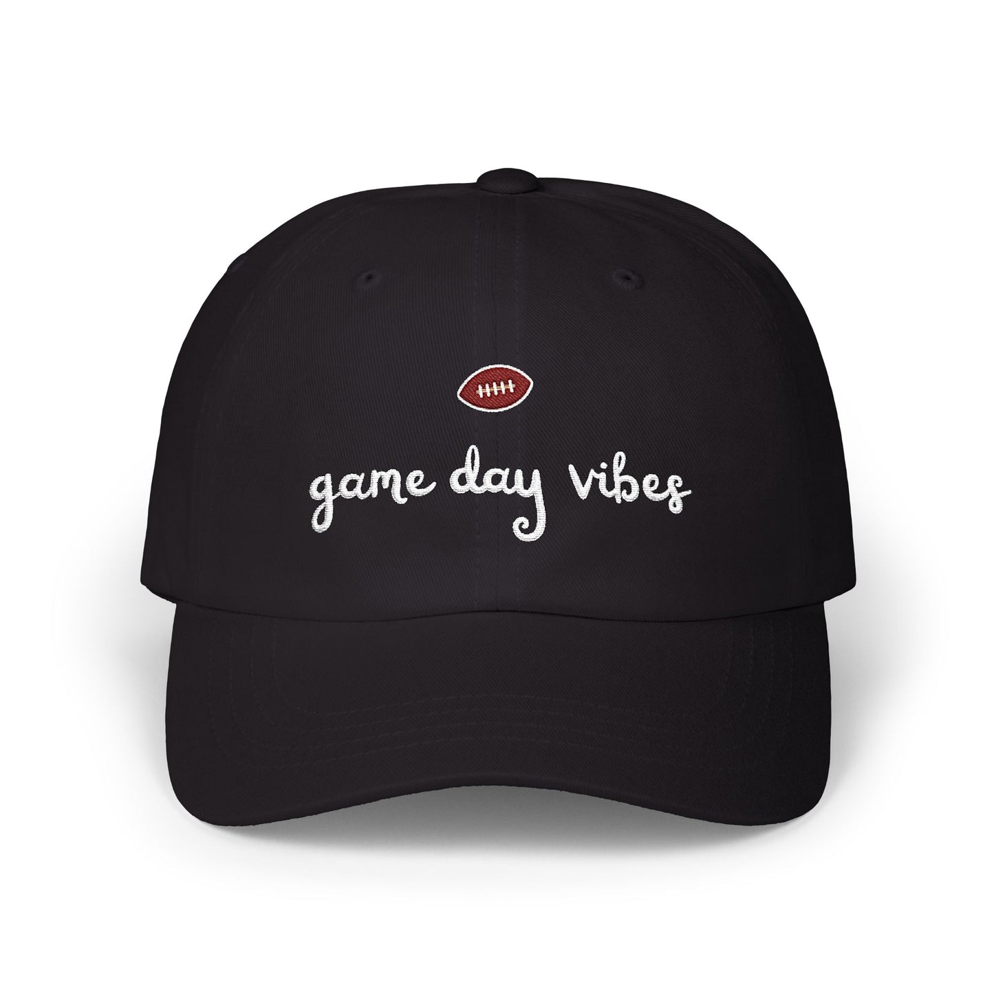 Football Game Day Vibes Embroidered Dad Cap
