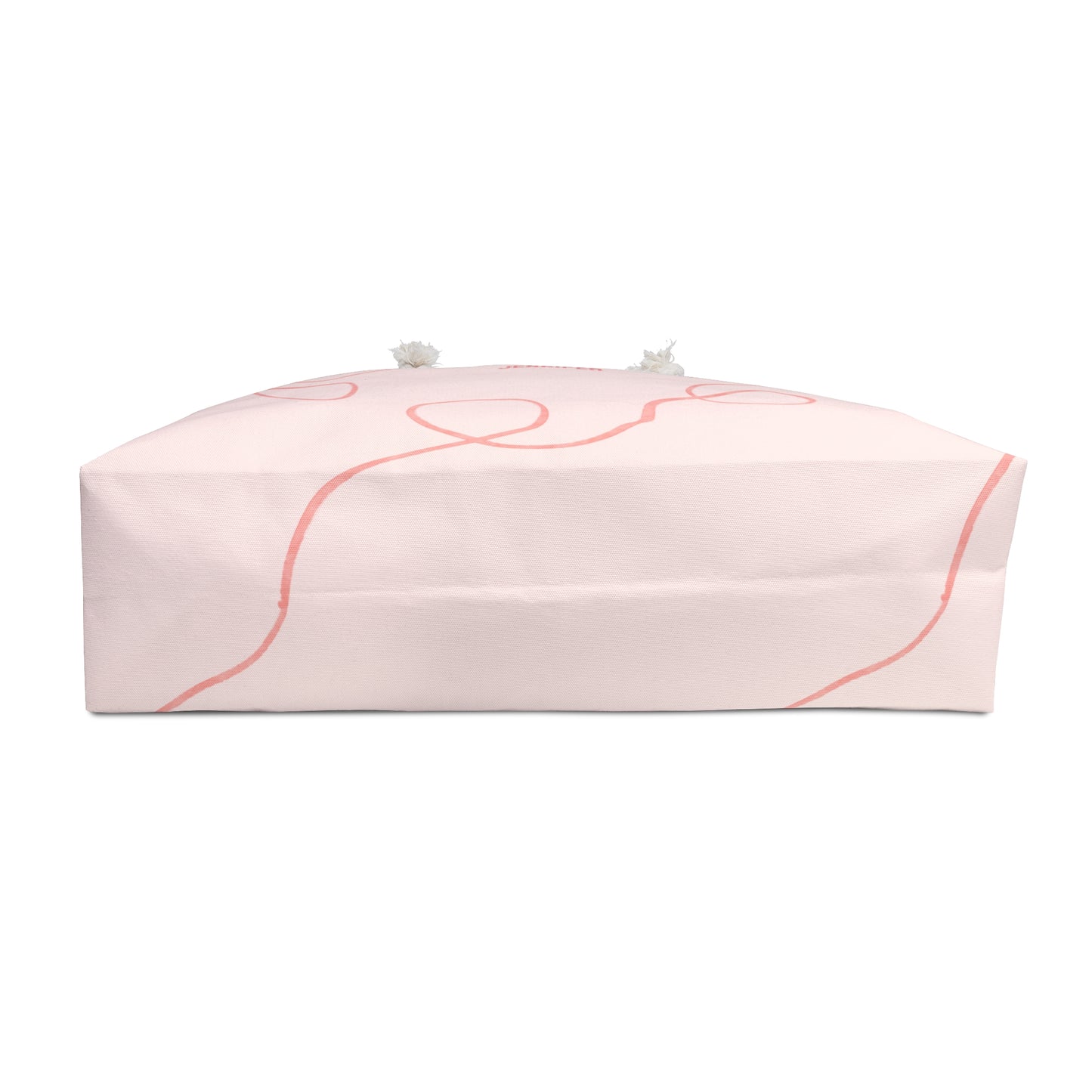 Personalized Pink Swirl Weekender Bag