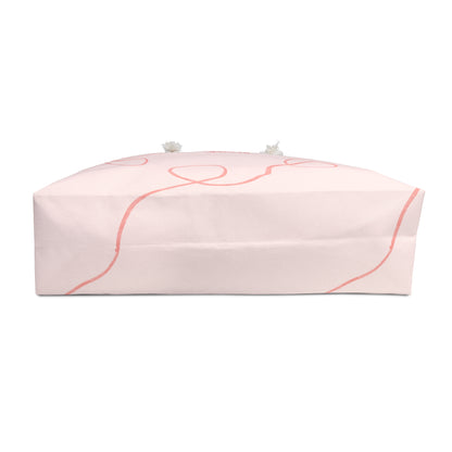 Personalized Pink Swirl Weekender Bag