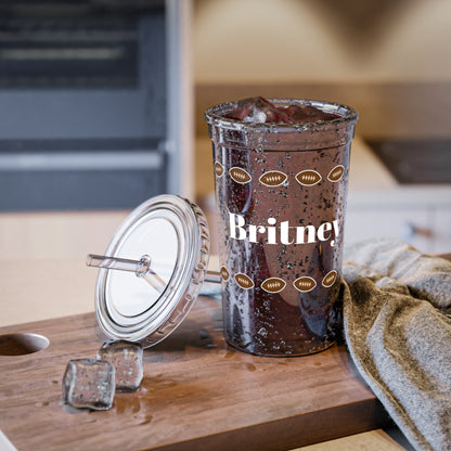 Personalized Football Acrylic Cup