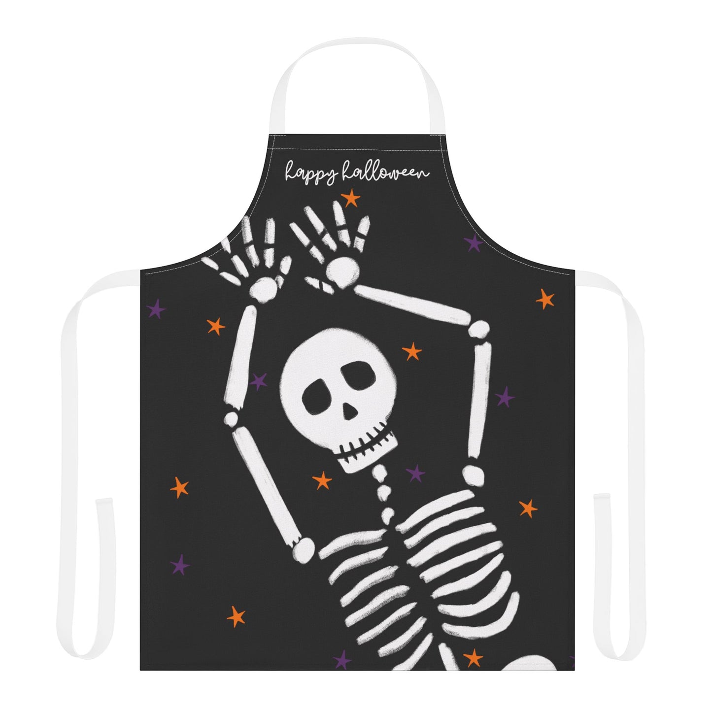 Dancing Skeleton Halloween Apron