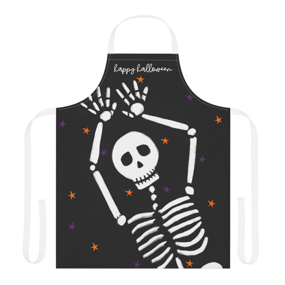 Dancing Skeleton Halloween Apron