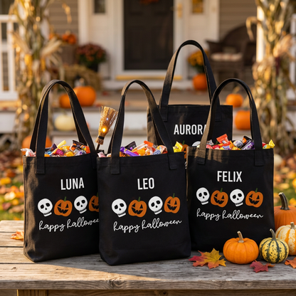 Custom Trick or Treat Bag | Kids Halloween Eco-friendly Tote
