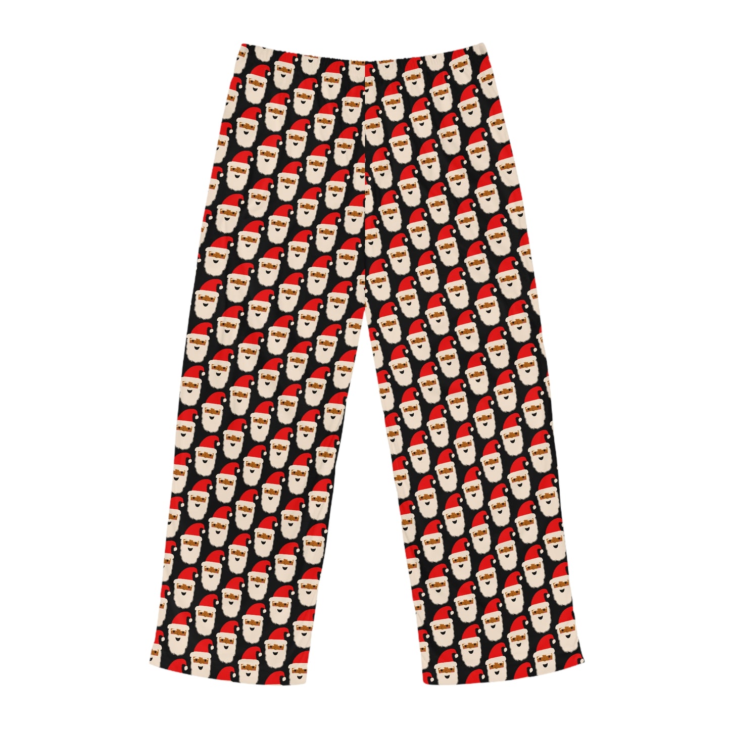 Black Santa Men's Christmas Pajama Pants