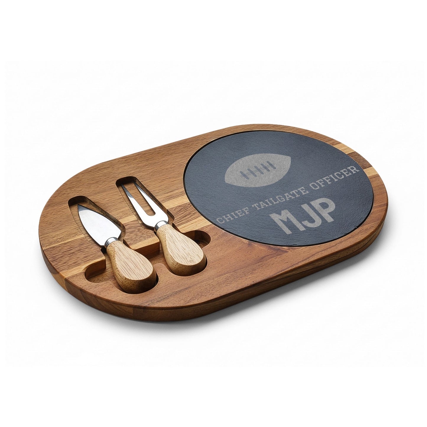 Personalized Football Charcuterie Board