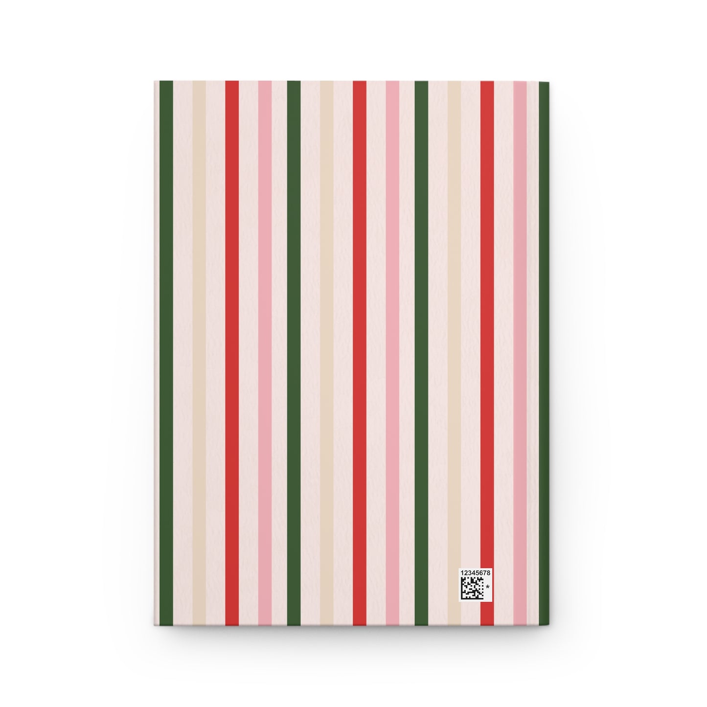 Preppy Personalized Hardcover Journal | Pink & Red