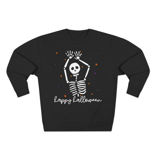 Dancing Skeleton Halloween Sweatshirt (Adult Sizes)