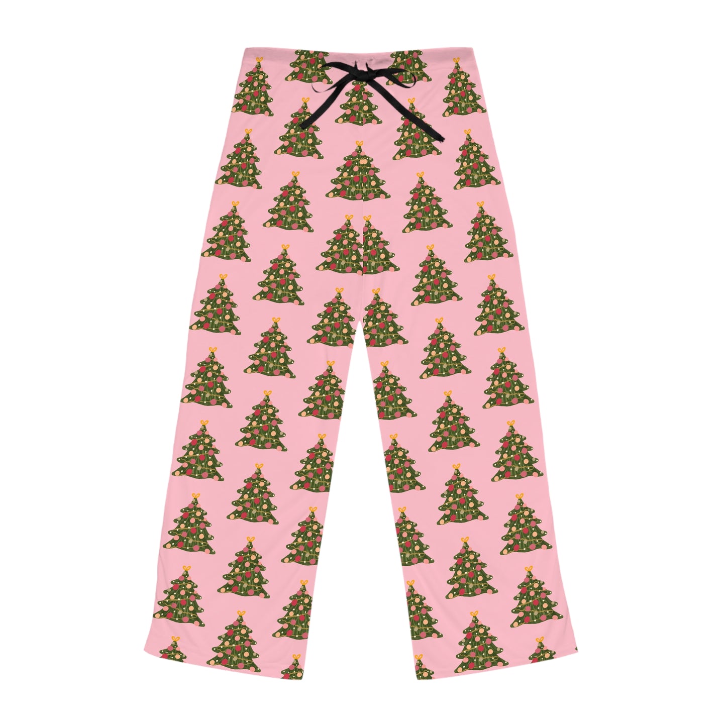 Pink Christmas Tree Women's Pajama Pants