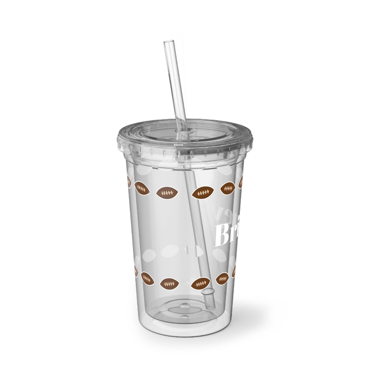 Personalized Football Acrylic Cup