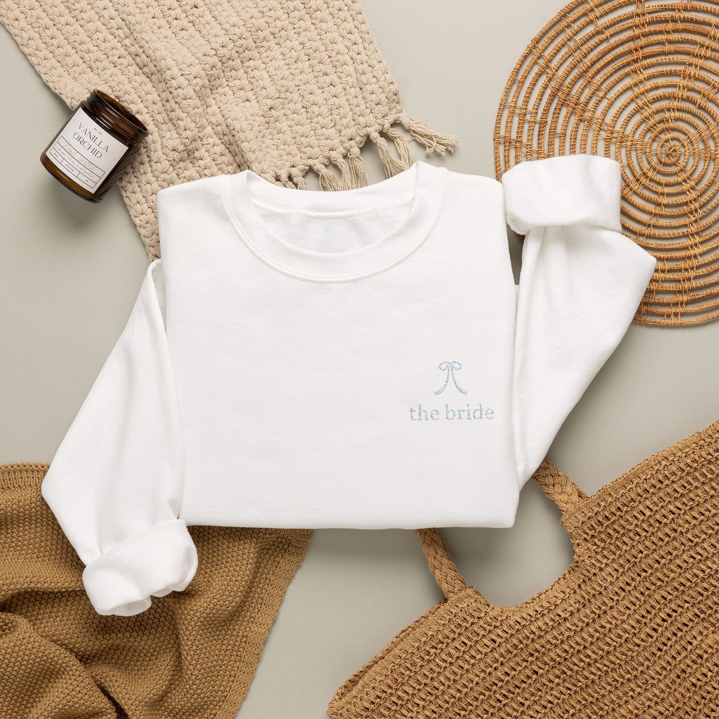 The Bride's Embroidered Sweatshirt