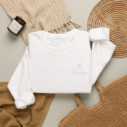 The Bride's Embroidered Sweatshirt