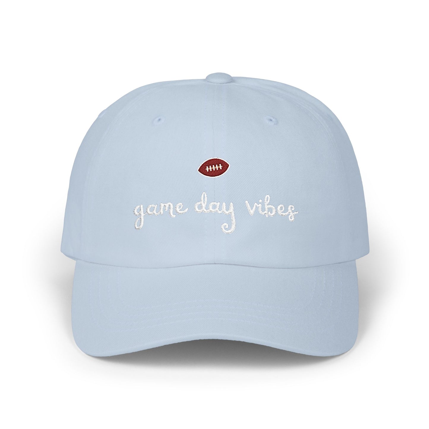 Football Game Day Vibes Embroidered Dad Cap