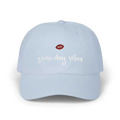 Football Game Day Vibes Embroidered Dad Cap