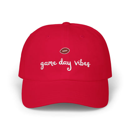 Football Game Day Vibes Embroidered Dad Cap
