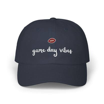 Football Game Day Vibes Embroidered Dad Cap