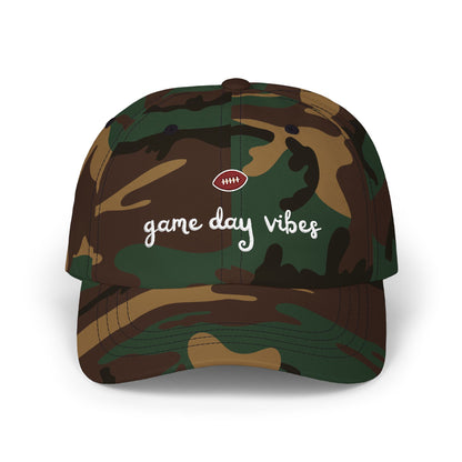 Football Game Day Vibes Embroidered Dad Cap