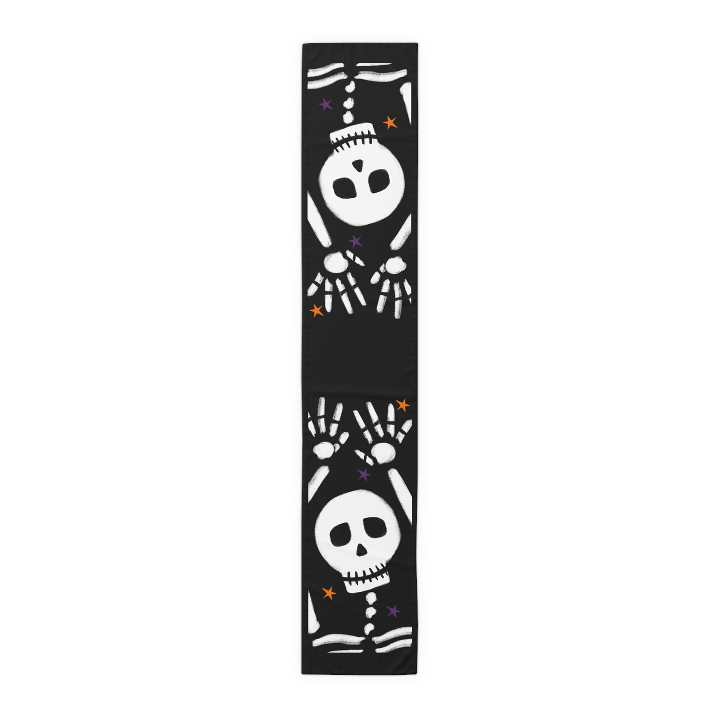 Dancing Skeleton Halloween Table Runner