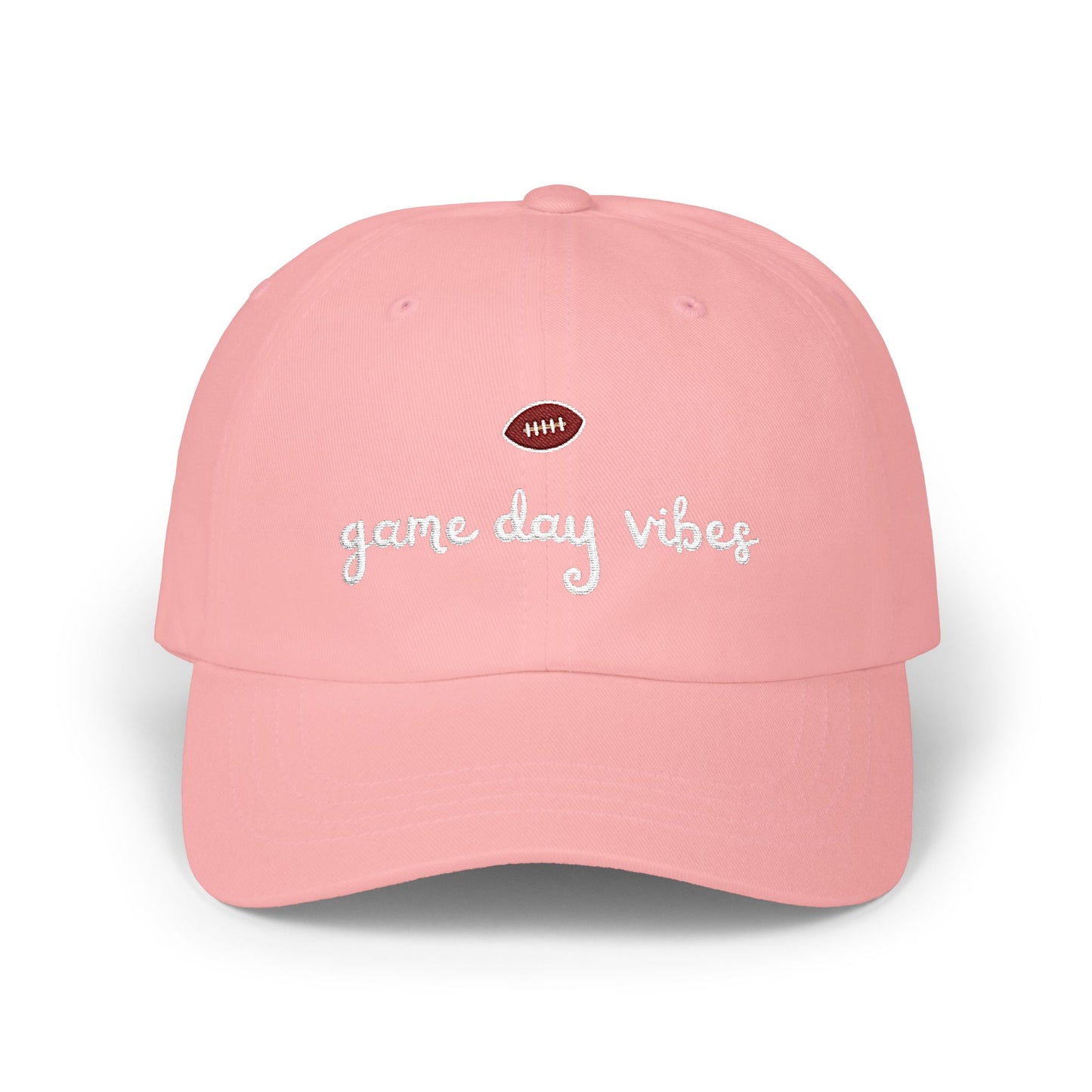 Football Game Day Vibes Embroidered Dad Cap