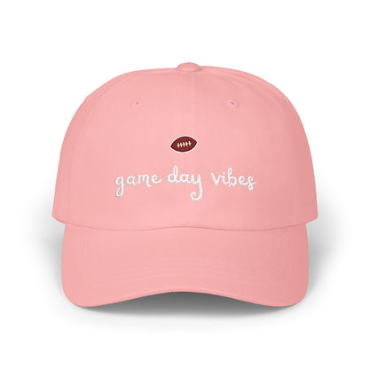 Football Game Day Vibes Embroidered Dad Cap