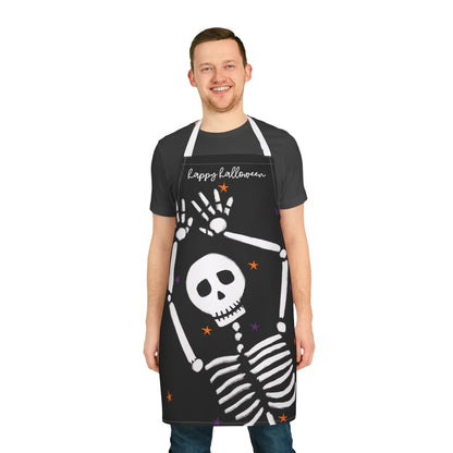 Dancing Skeleton Halloween Apron