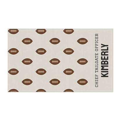 Custom Chief Tailgate Officer Tea Towel | Khaki