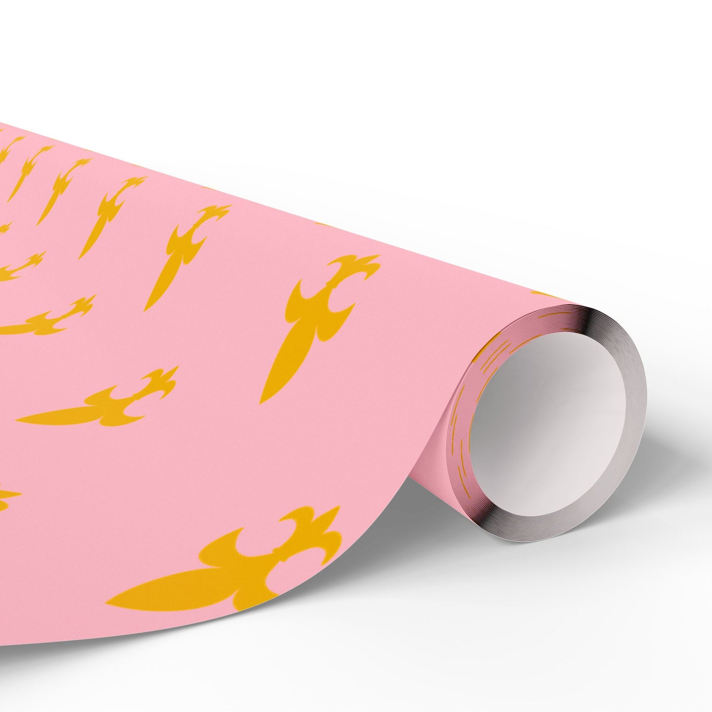 Pink Fleur-de-Lis Gift Wrapping Paper