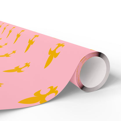 Pink Fleur-de-Lis Gift Wrapping Paper