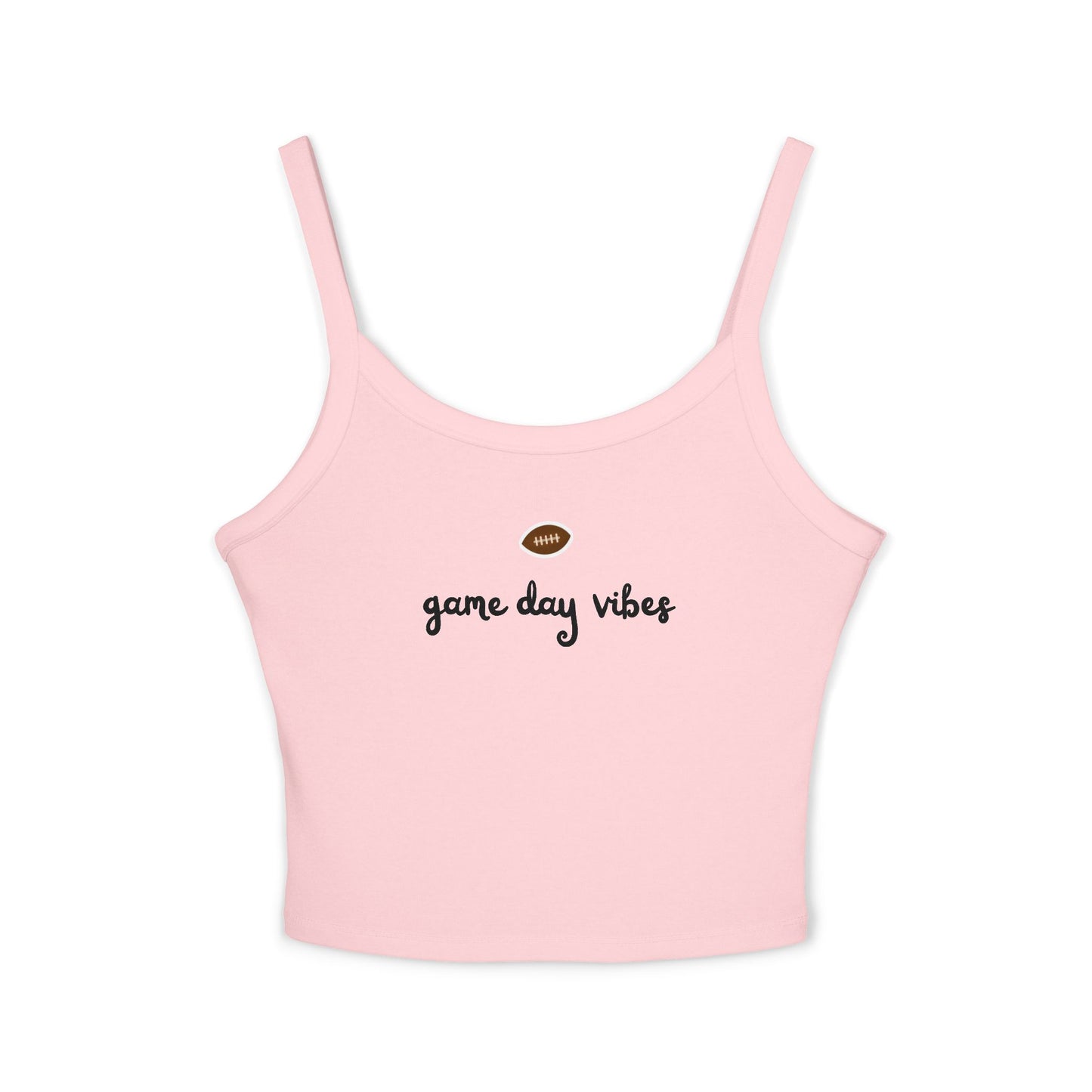 Football Game Day Vibes Crop Tank Top