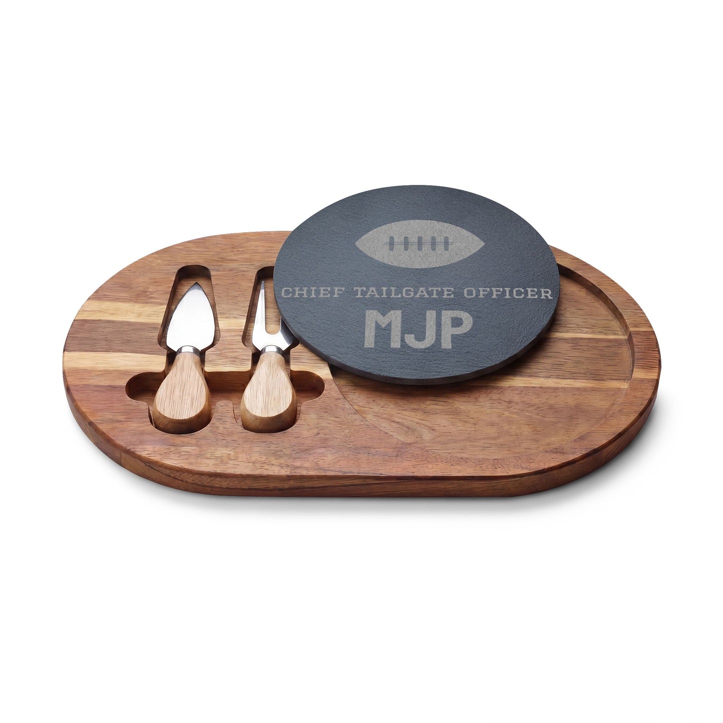 Personalized Football Charcuterie Board
