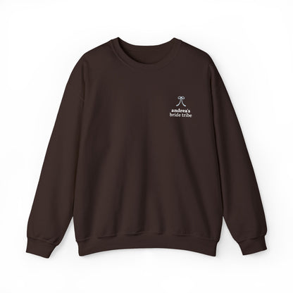 Something Blue Bride Tribe Embroidered Sweatshirt
