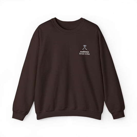 Something Blue Bride Tribe Embroidered Sweatshirt