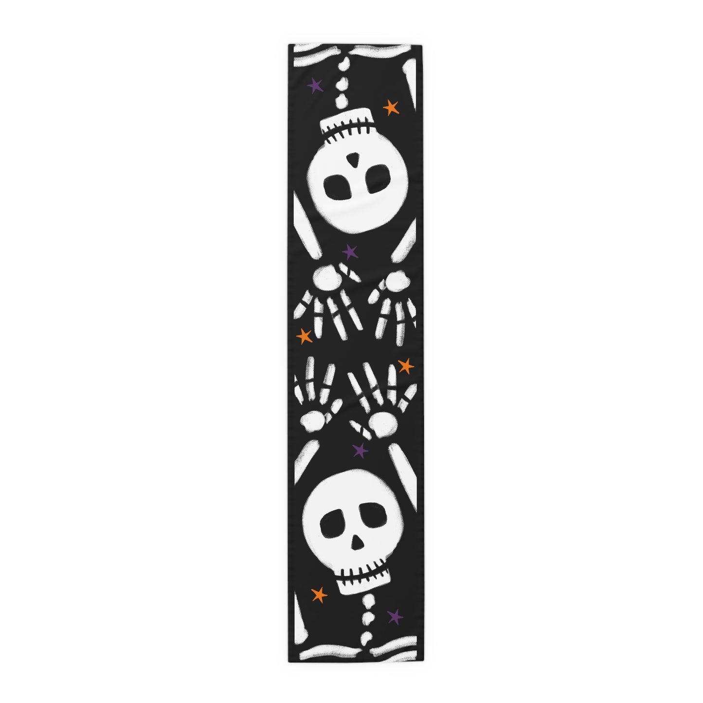 Dancing Skeleton Halloween Table Runner