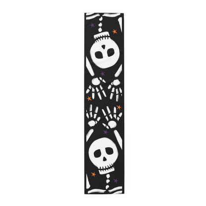 Dancing Skeleton Halloween Table Runner